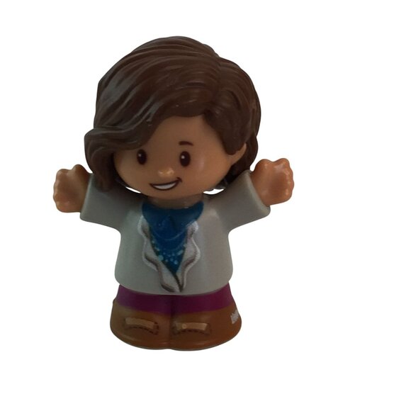 Fisher Price Little People Bus Driver Emily & Hispanic Mom Girl Figures Lot of 2 - Picture 2 of 9